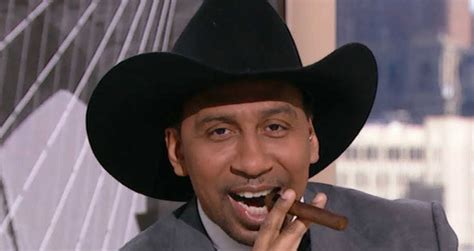 Stephen A. Smith laughs at the Cowboys after their 42-10 loss to the 49ers on Watch ESPN, first streamed on Monday, October 9, 2023.